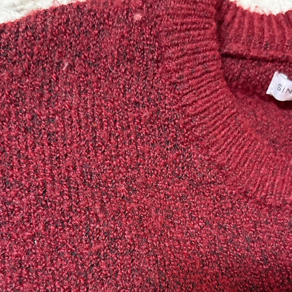 Sincerely Jules Deep Red Button-Up Cardigan - Picture 5 of 5